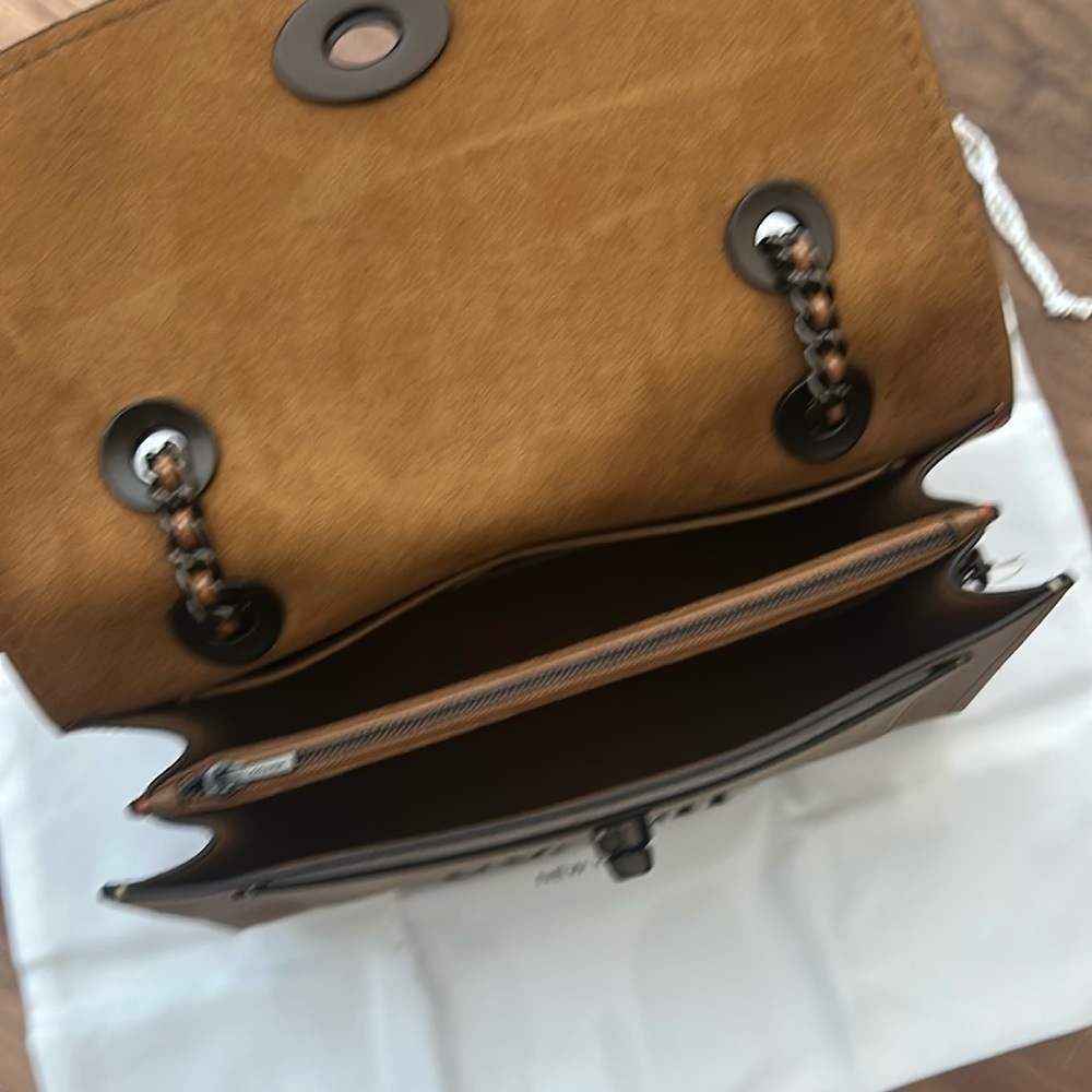 Coach Color Block Leather Bag - Picture 4 of 6